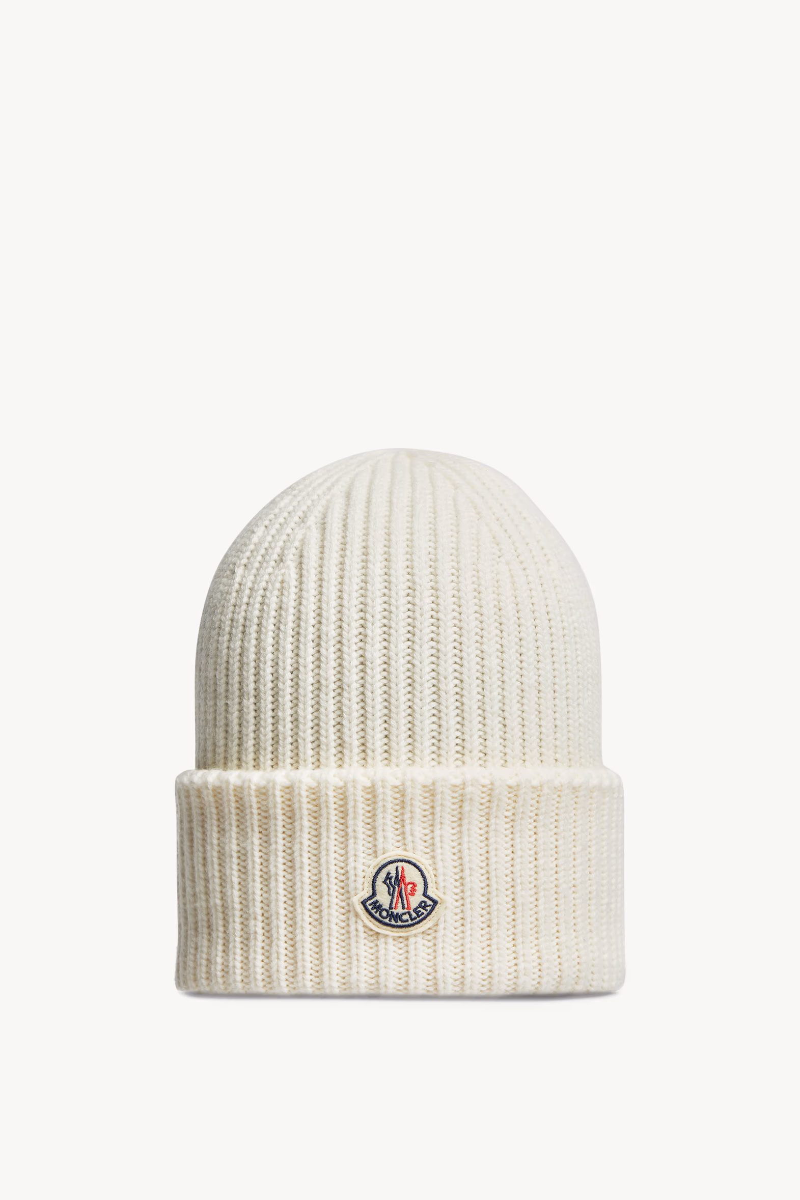 Bonnet en laine et cachemire Hommes Blanc Moncler